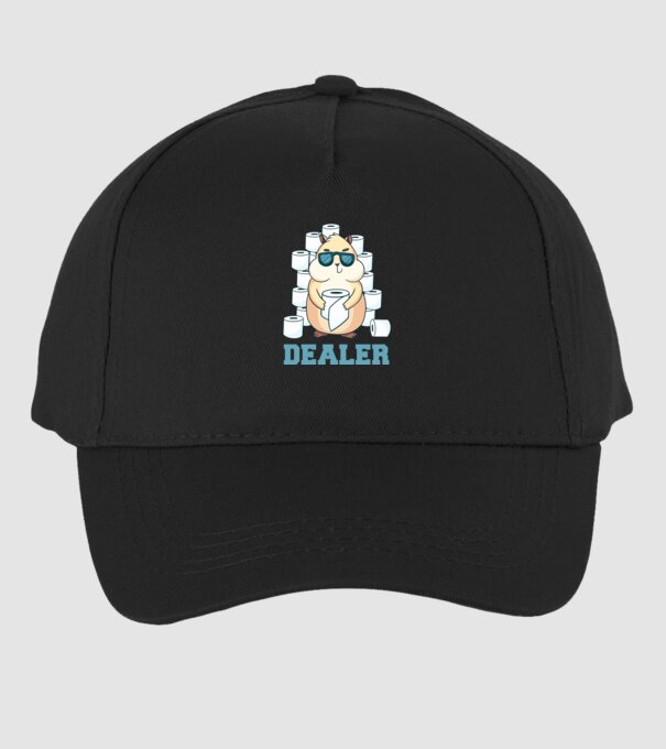 Dealer model negru pe tricou