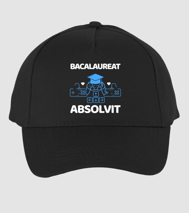 Bacalaureat absolvit model negru pe tricou