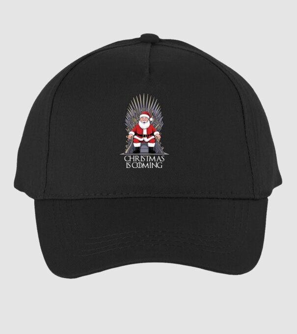 Christmas is Coming Negru model negru pe tricou