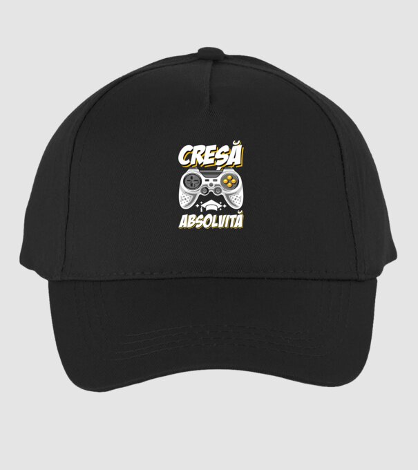 Gameri şcoală Creșă  model negru pe tricou