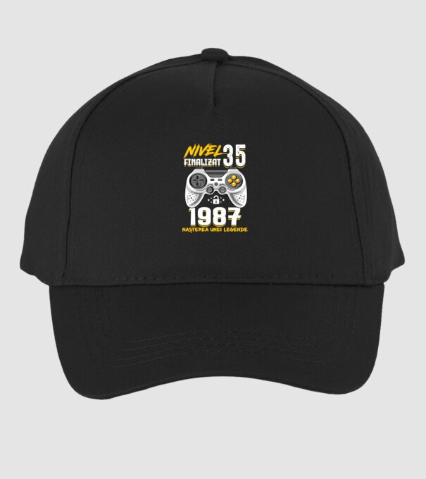Nivel 35 finalizat. 1987 nașterea unei legende model negru pe tricou