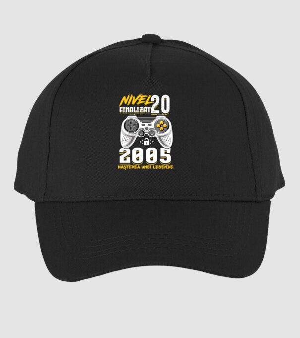 Nivel Finalizat 20 2005 model negru pe tricou