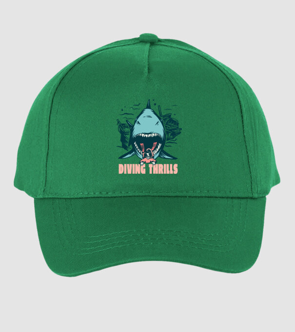 Scufundarea este periculoasă model verde pe tricou