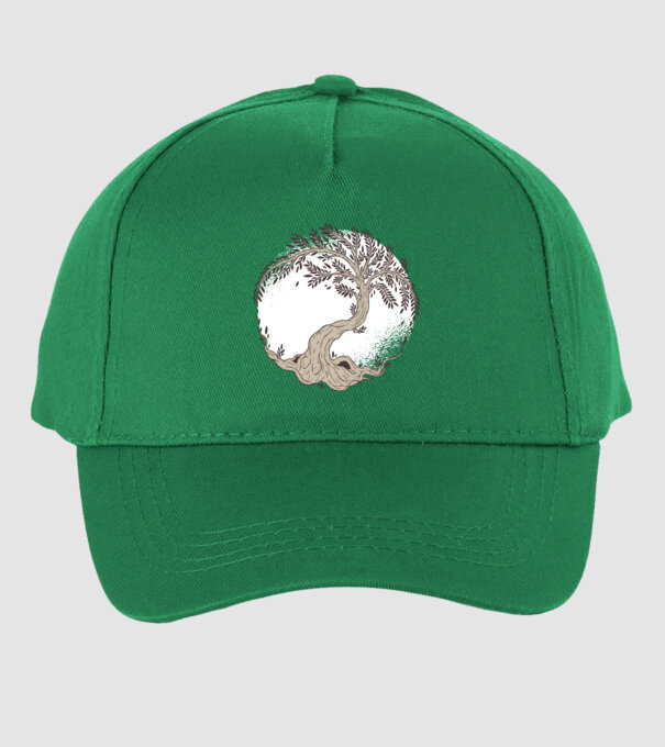 Copacul vieții model verde pe tricou