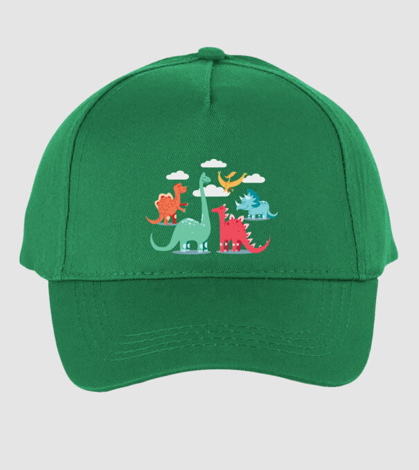 Dinozauri model verde pe tricou