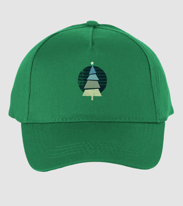 Pom de Crăciun model verde pe tricou