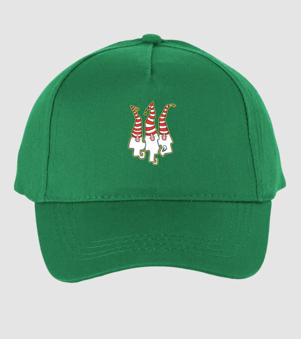 Elfi de Crăciun model verde pe tricou