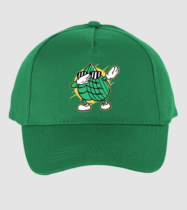 Frunză DAB cărți de joc maghiare model verde pe tricou