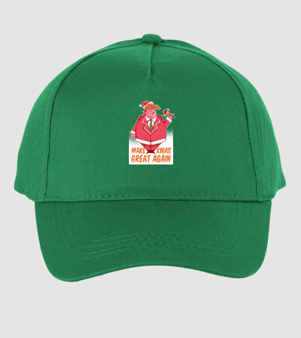 Make Xmas Great again Trump tricou amuzant Crăciun model verde pe tricou