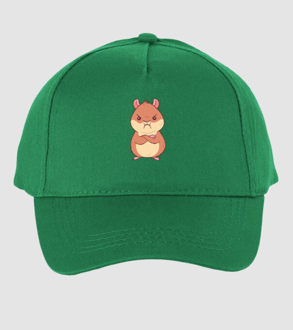 Hamster furios model verde pe tricou