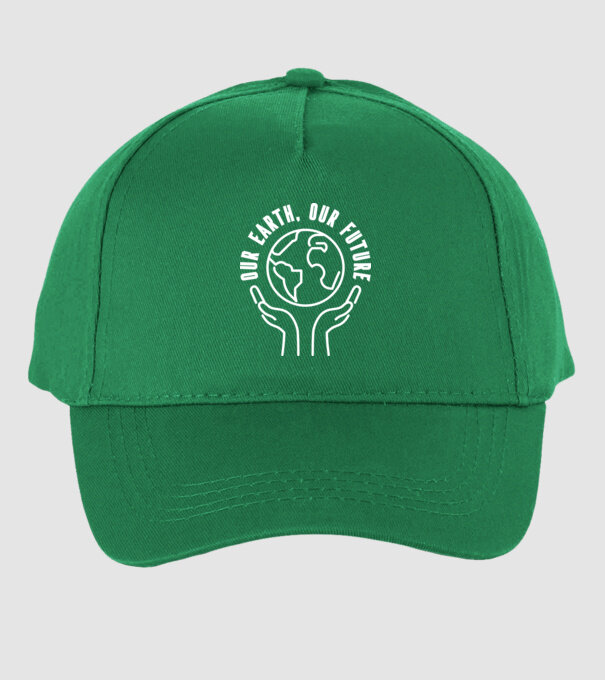 Our earth Our Future - Ziua Pământului model verde pe tricou