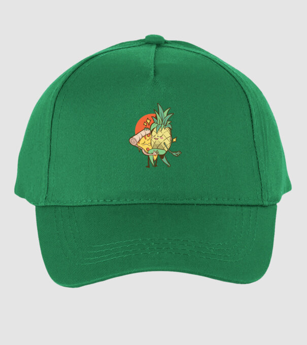 Pizza Ananas Dans model verde pe tricou