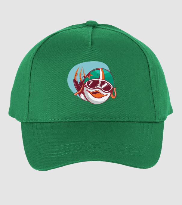 Pinguin Zburător model verde pe tricou