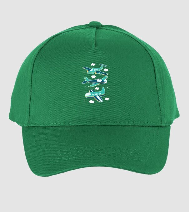 Avioane model verde pe tricou