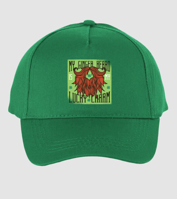 Sfântul Patrick Noroc Barbă model verde pe tricou