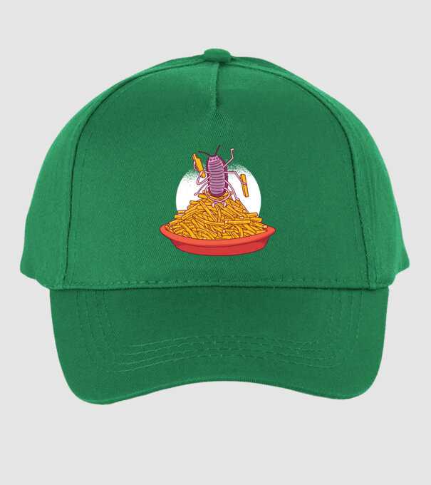 Insectă de Cartofi prăjiți model verde pe tricou