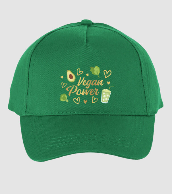 Vegan Power tricou vegan model verde pe tricou