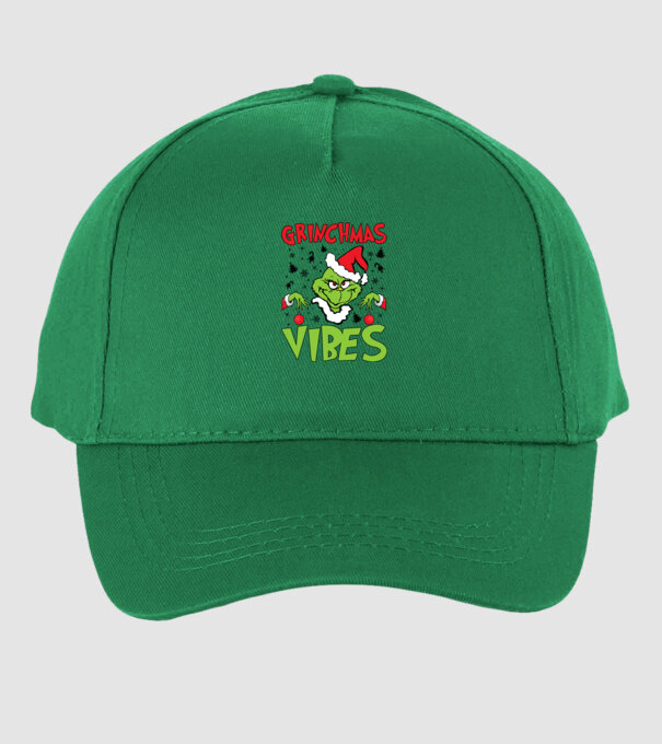 Grinchmas Vibes - Grinch model verde pe tricou