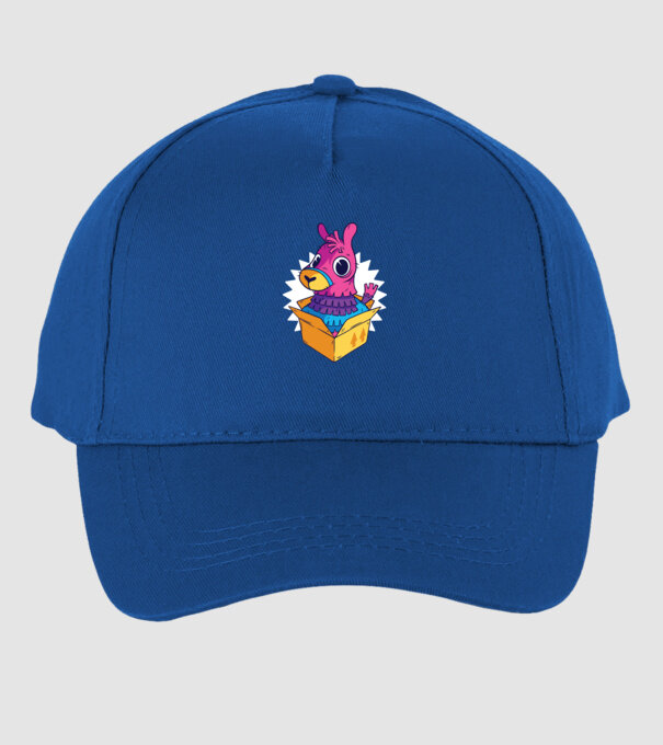 Fortnite Llama model albastru regal pe tricou