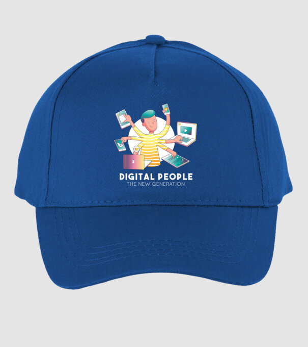 Oamenii multitasking sunt generația viitoare model albastru regal pe tricou