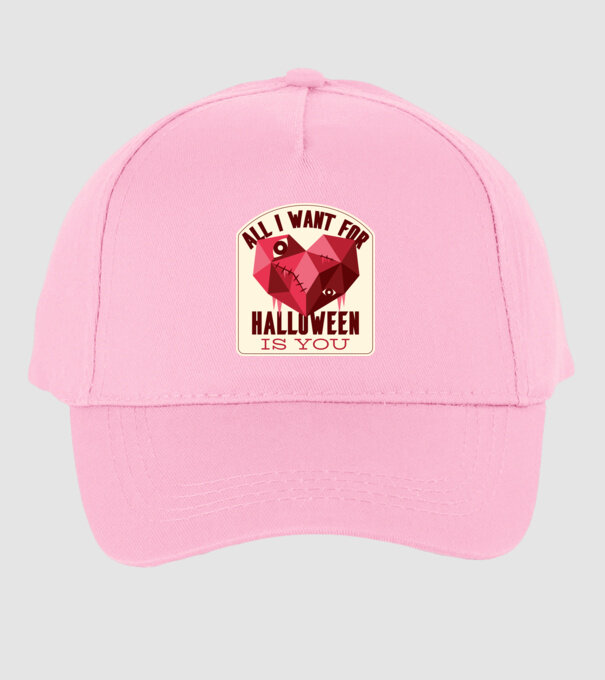 All I want for Halloween is You model roz deschis pe tricou