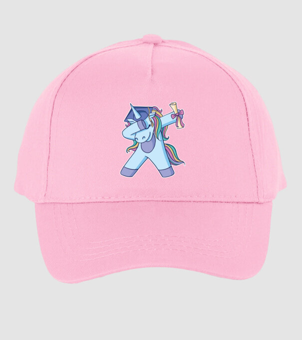 Unicorn Absolvent model roz deschis pe tricou