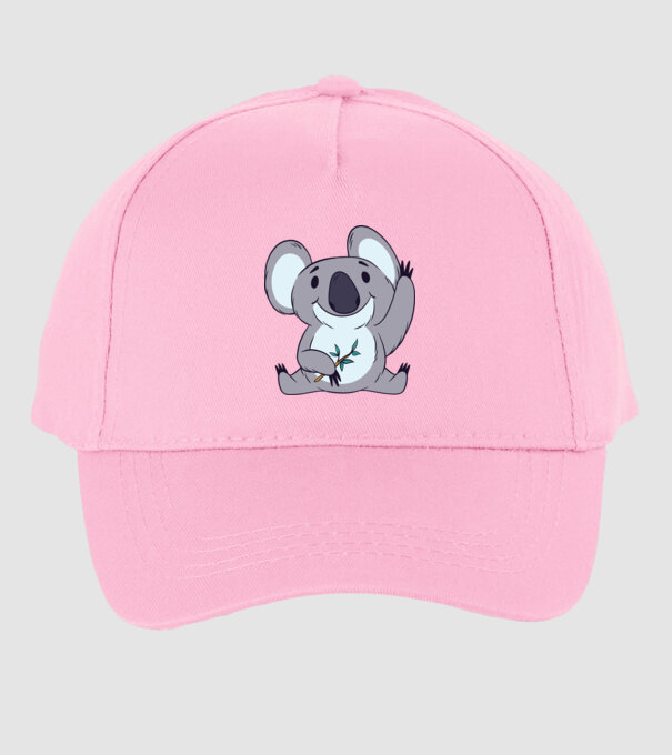 Koala drăguț model roz deschis pe tricou