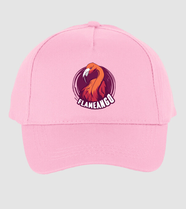 Flamingo model roz deschis pe tricou