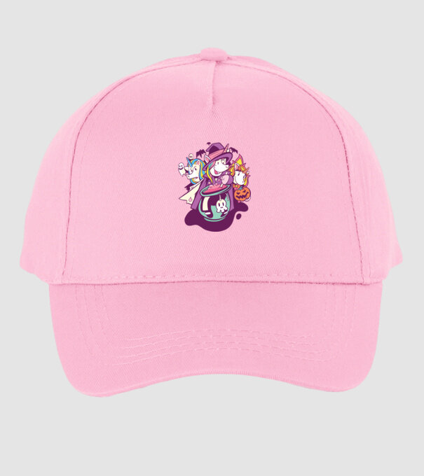 Unicorni Halloween model roz deschis pe tricou