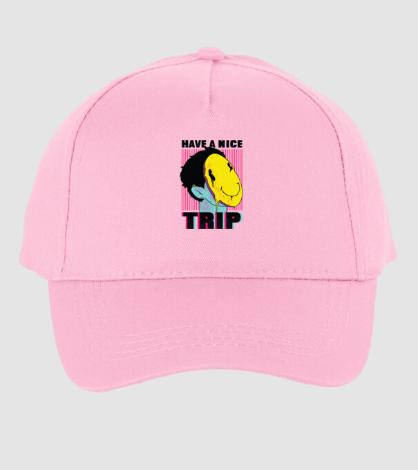 Have a nice Trip model roz deschis pe tricou