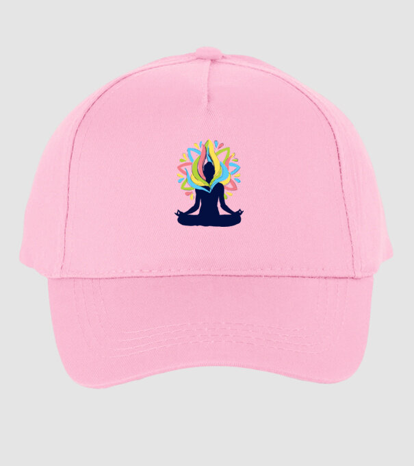 Energii Yoga Meditație model roz deschis pe tricou
