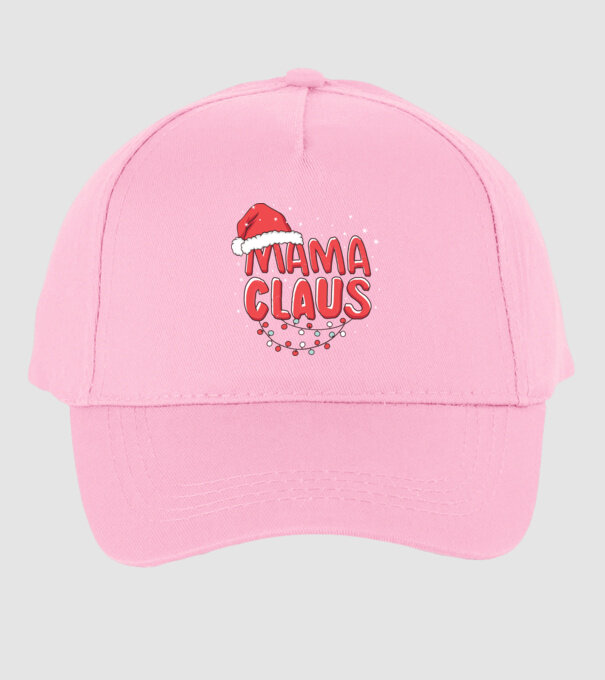 Mama Claus model roz deschis pe tricou