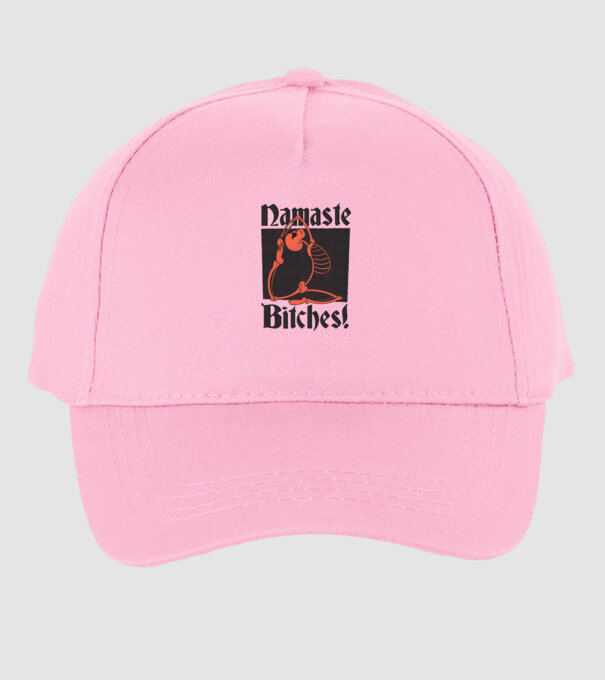 Namaste Bitches model roz deschis pe tricou