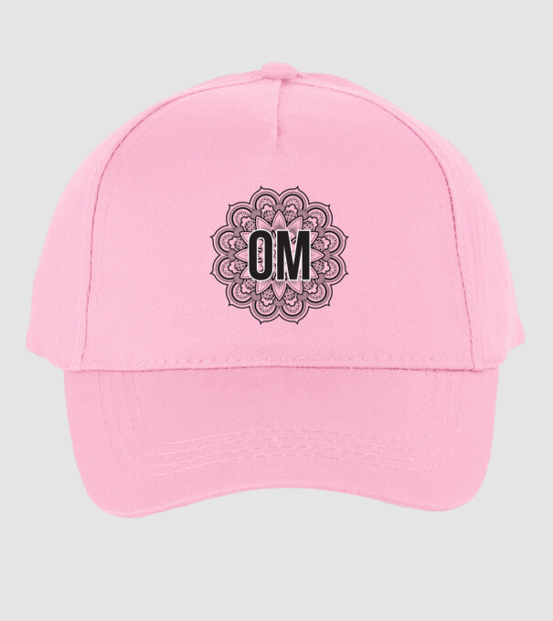 OM Mandala model roz deschis pe tricou