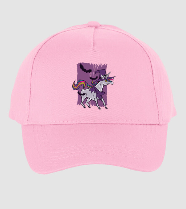 Unicorn vrăjitoare model roz deschis pe tricou