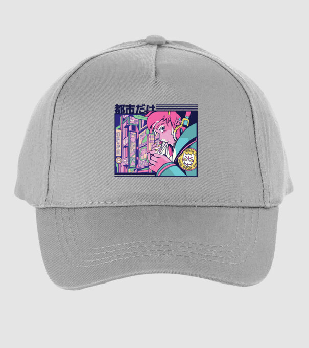 Anime Țigaretă model gri pe tricou