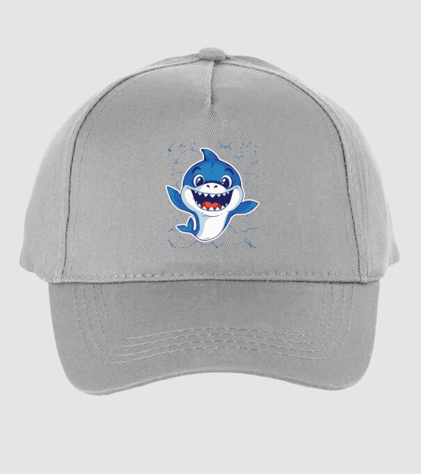 Baby Shark tricou drăguț cu rechin model gri pe tricou