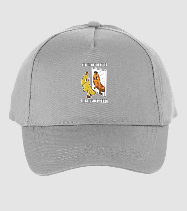 Oglindă Banană model gri pe tricou