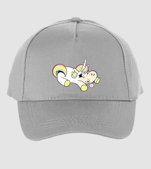 Unicorn bolnav model gri pe tricou