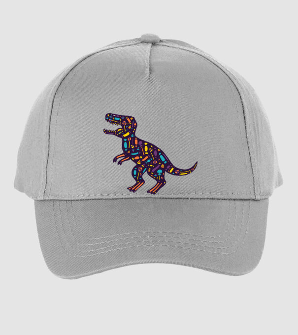Dino bomboane model gri pe tricou