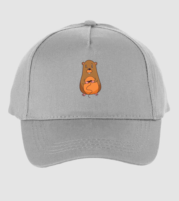 Hamster Gamer model gri pe tricou