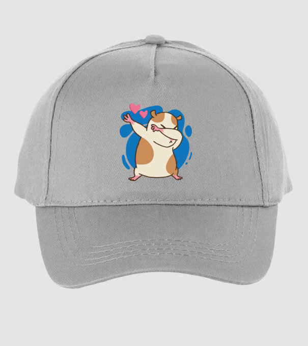 Hamster DAB model gri pe tricou