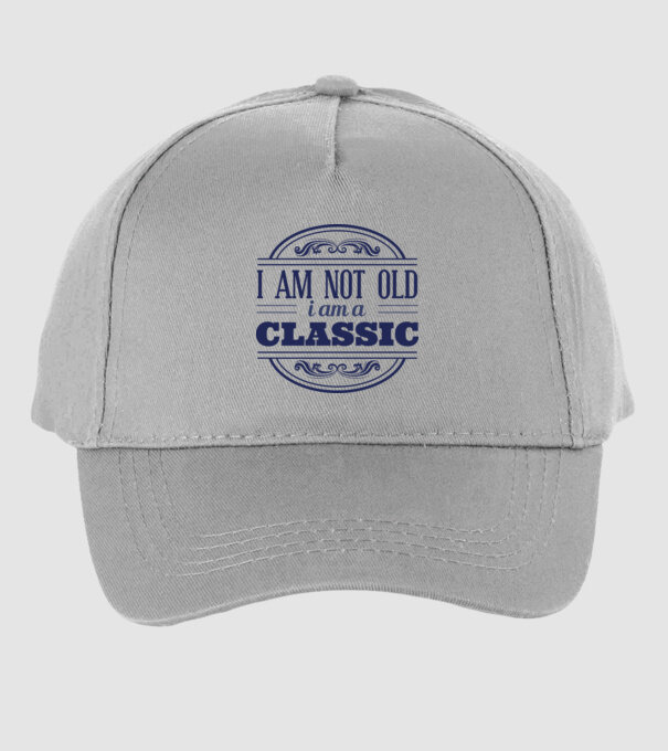 'I''m not old, I am a Classic' model gri pe tricou