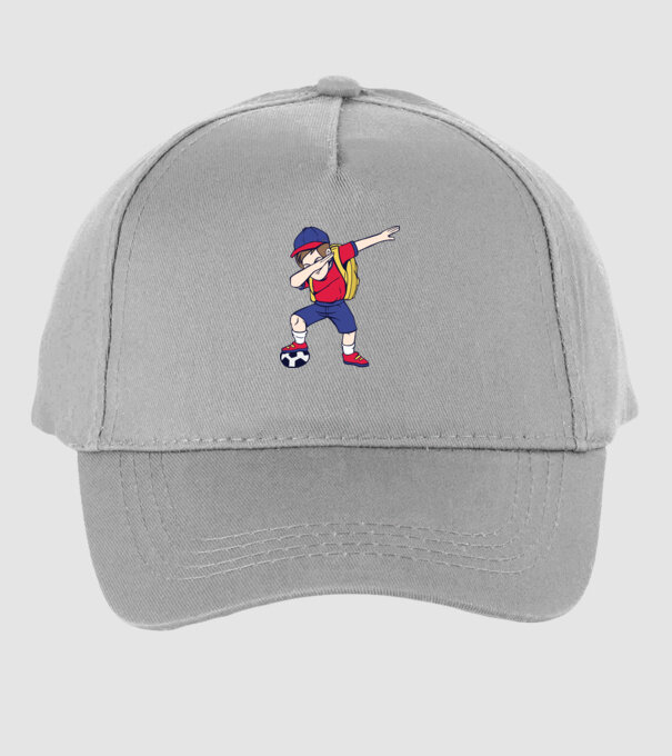 Școlar Fotbalist DAB model gri pe tricou