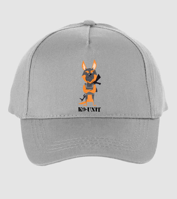 Unitatea K9 - Câine polițist model gri pe tricou