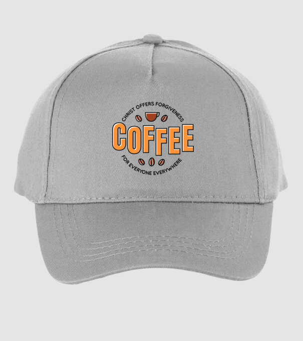 Cafea Iertare model gri pe tricou