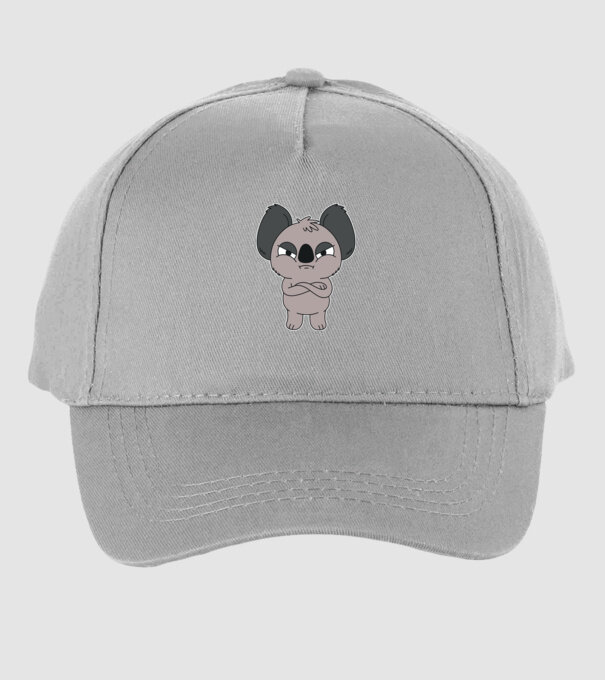 Koala Supărat model gri pe tricou