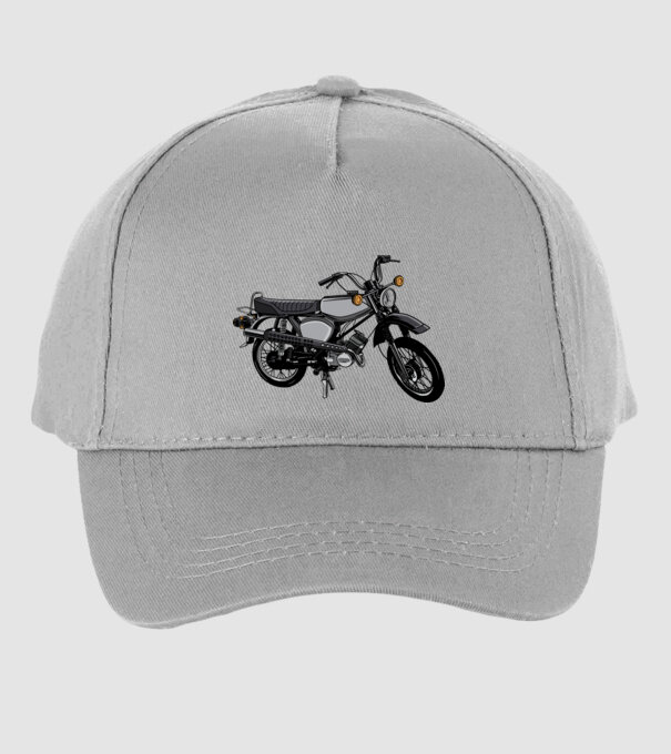 Motocicletă model gri pe tricou