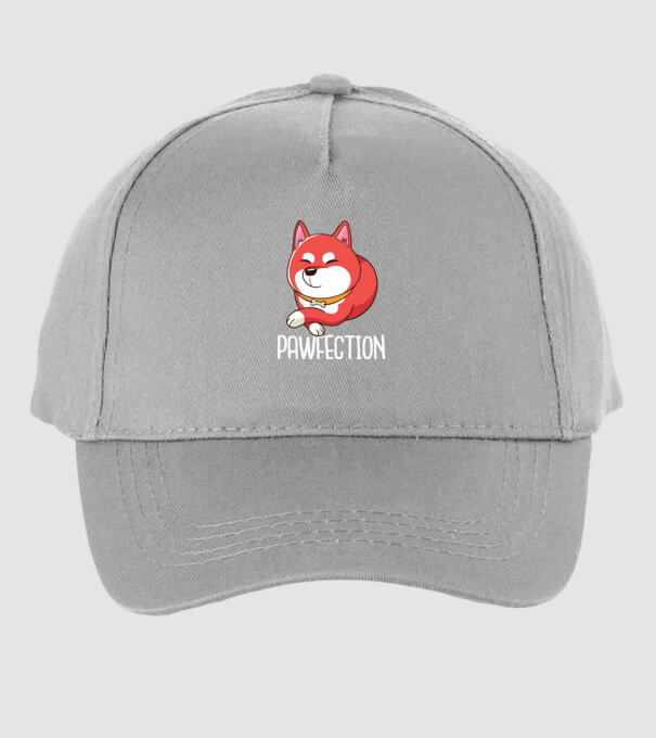 Pawfection Shiba Perfect model gri pe tricou