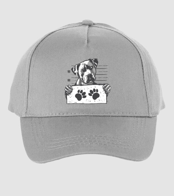 Staffordshire Terrier Închisoare model gri pe tricou